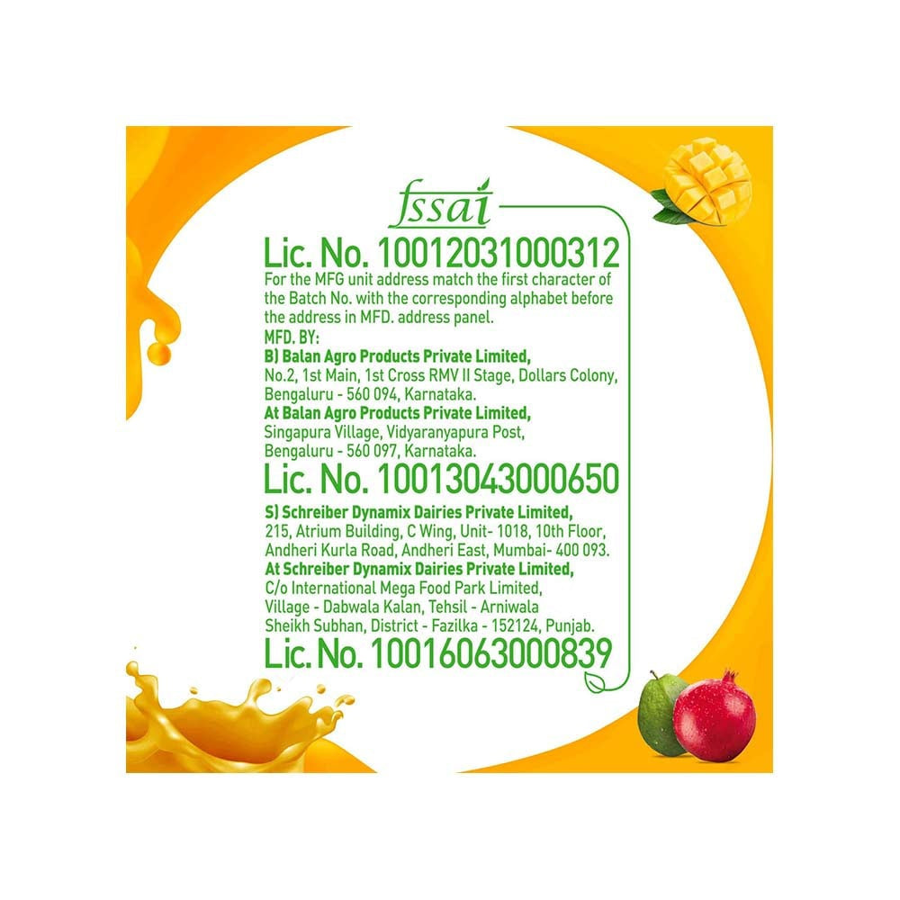 B Natural Mixed Fruit Juice - Pack of 2 : 2 x 1 ltr