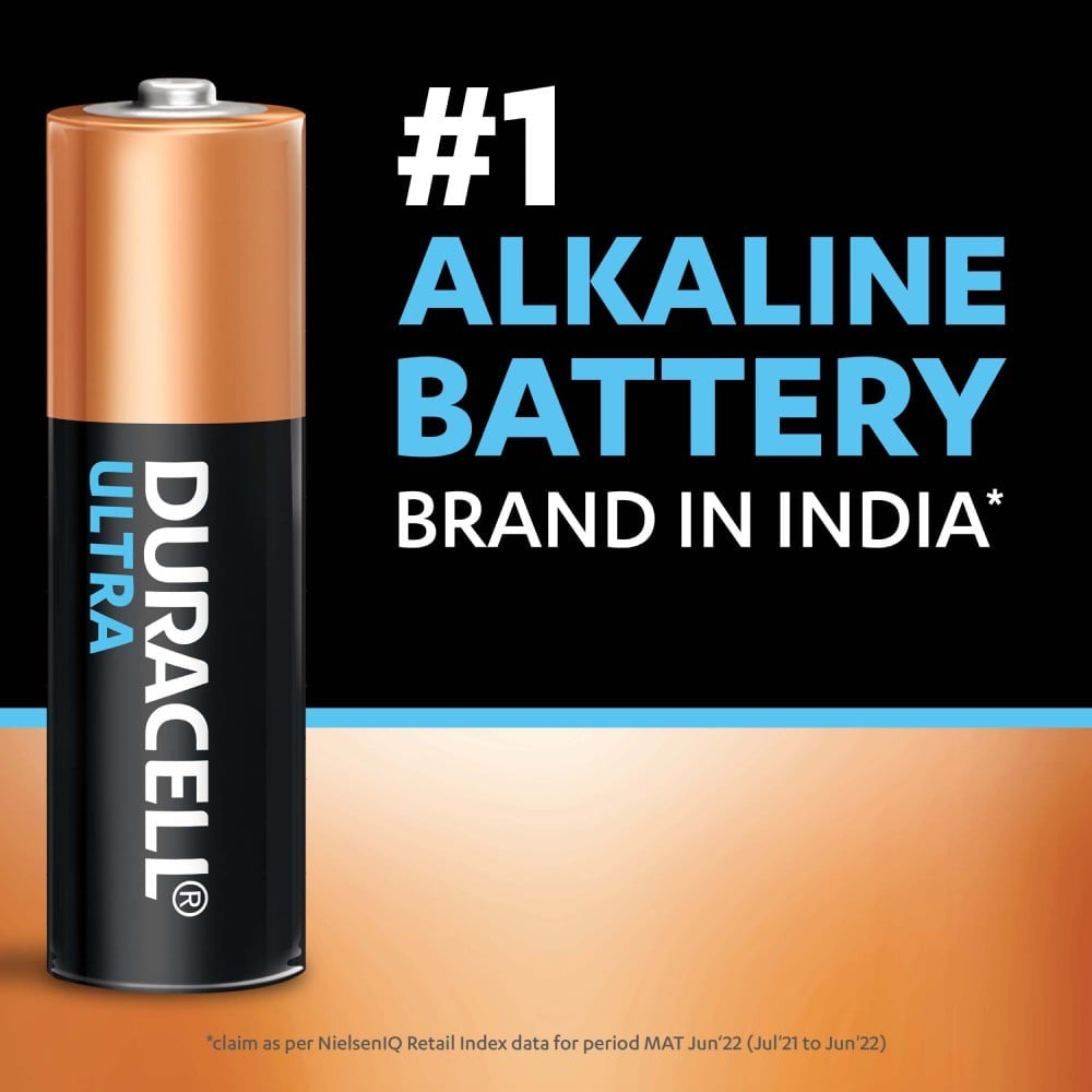 Duracell Ultra AA Alkaline Battery : 1 pack (4 pieces)