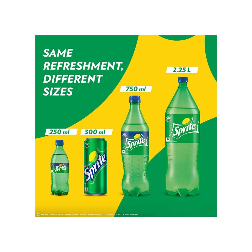 Sprite Lime Flavoured Soft Drink - Pack of 6 : 6 x 300 ml