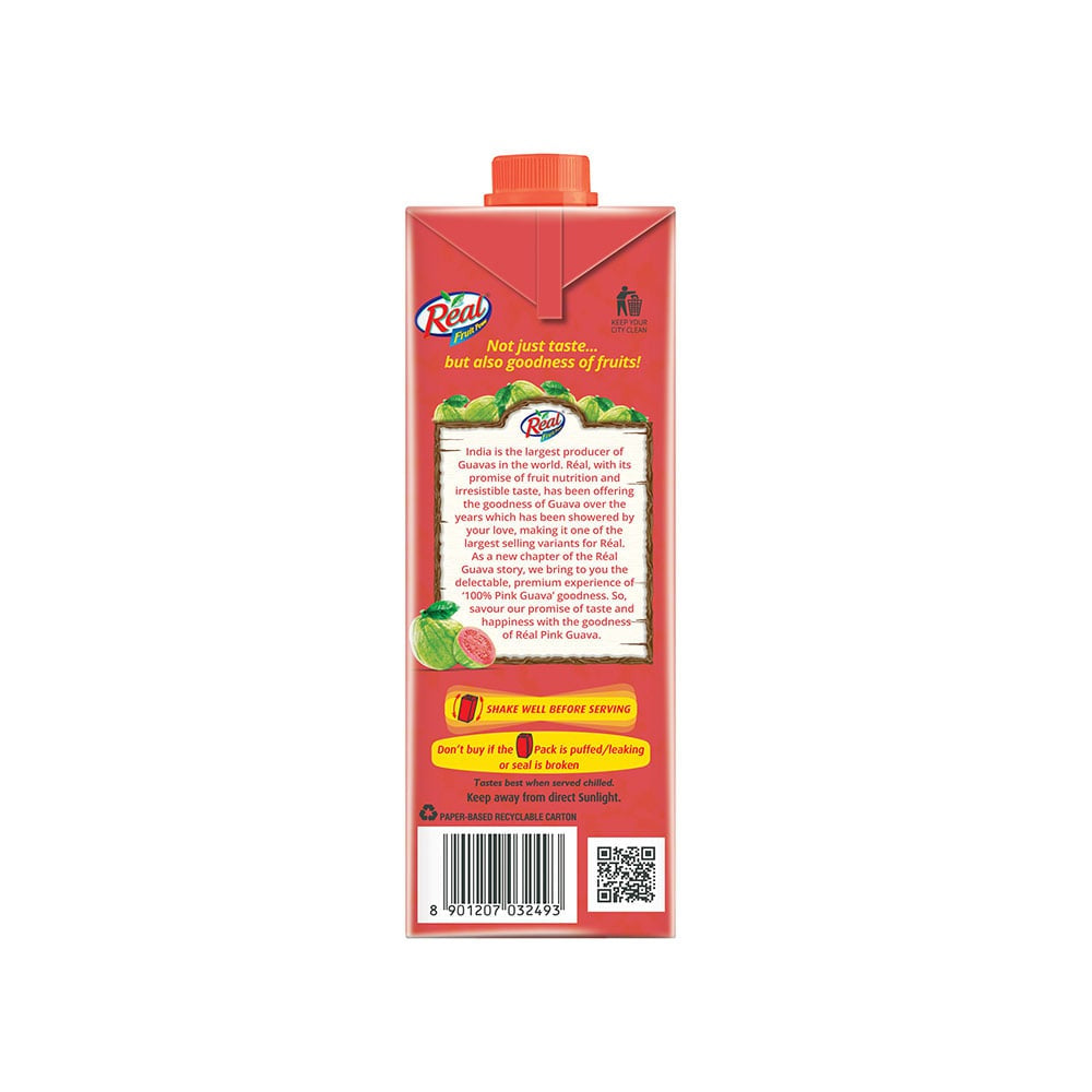 Real Fruit Power Pink Guava Juice : 1 ltr