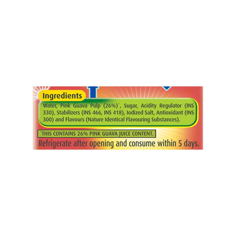 Real Fruit Power Pink Guava Juice : 1 ltr