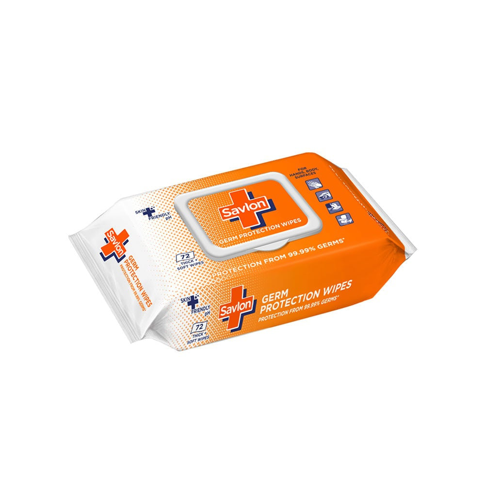 Savlon Germ Protection Multipurpose Disinfectant Wipes : 72 pcs