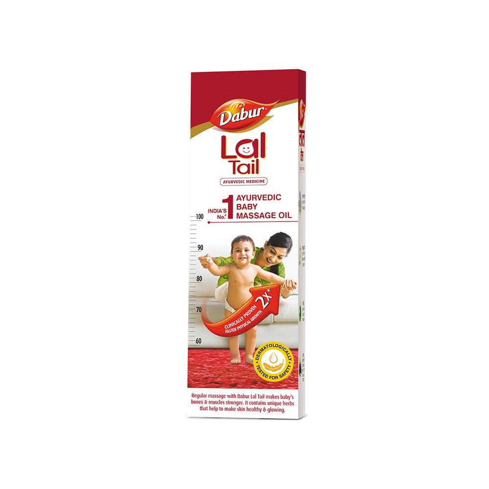 Dabur Lal Tail Ayurvedic Baby Massage Oil : 500 ml