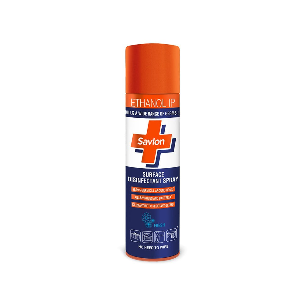 Savlon Germ Protection Multipurpose Wipes + Surface Disinfectant Spray Combo : 72 units + 170 g