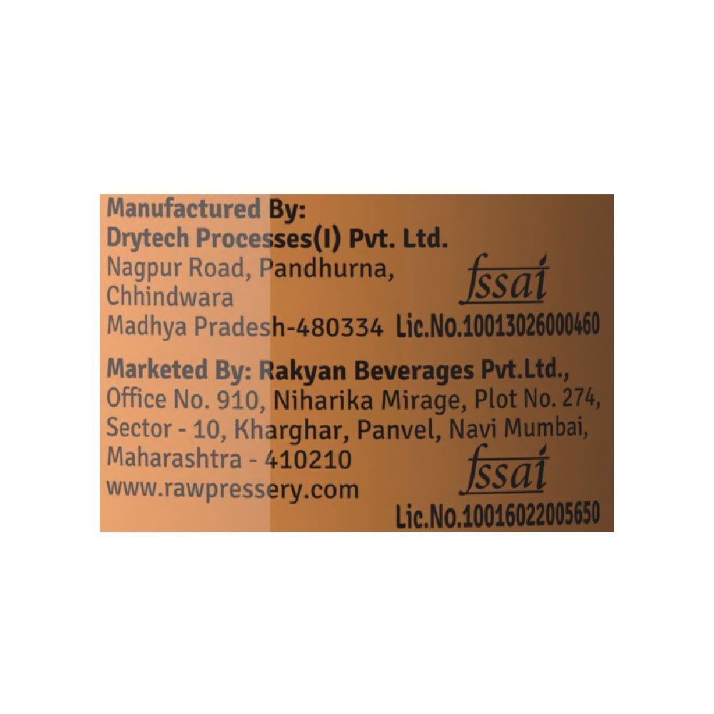 Raw Pressery Mixed Fruit Juice : 200 ml