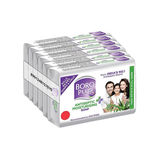 Boroplus Antiseptic & Moisturising Soap - Pack of 6 : 6 x 125 g