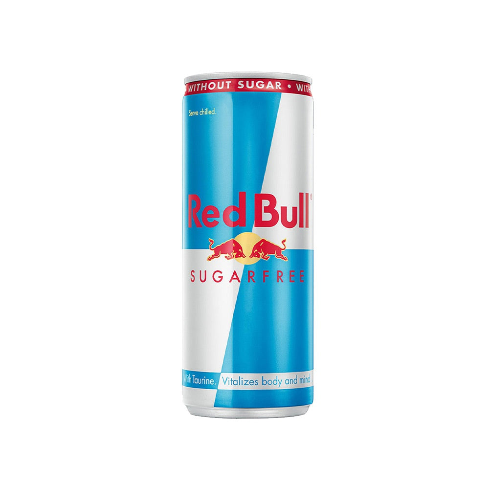Red Bull Energy Drink (Sugar Free) - 250 ml - Pack of 4 : 4 x 250 ml