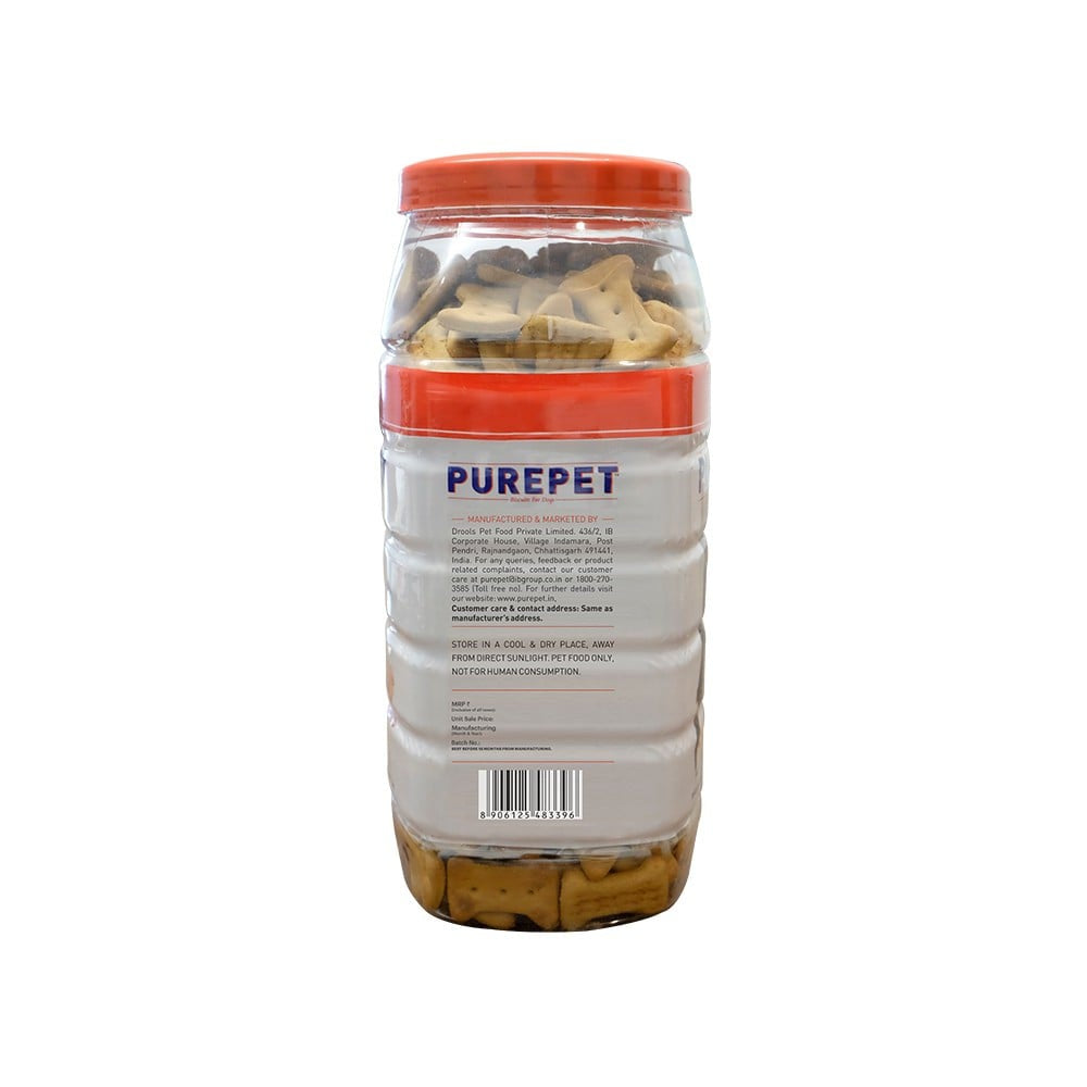 PurePet Biscuit with Real Chicken Dog Treat : 800 g