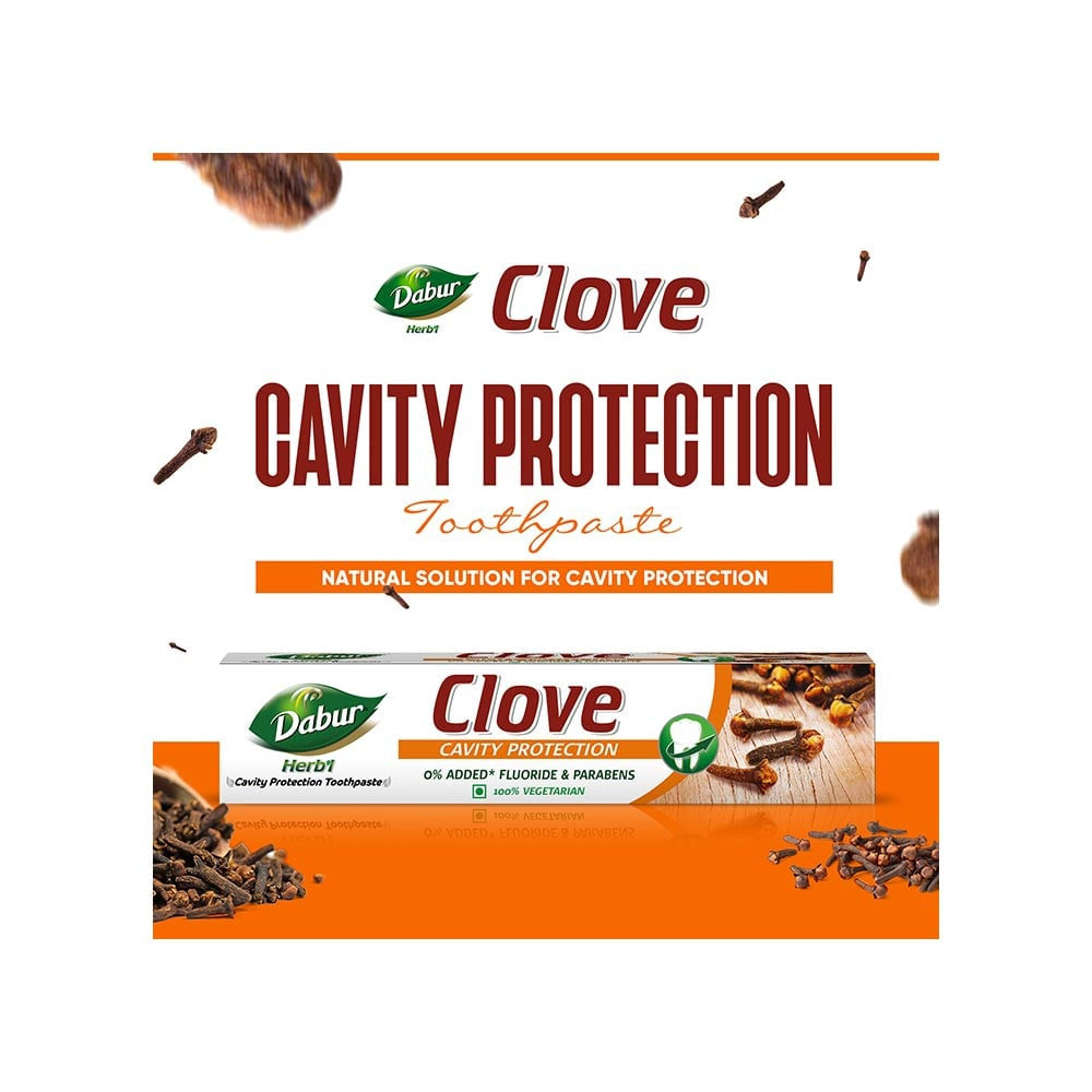 Dabur Clove Cavity Protection Herbal Toothpaste : 200 g
