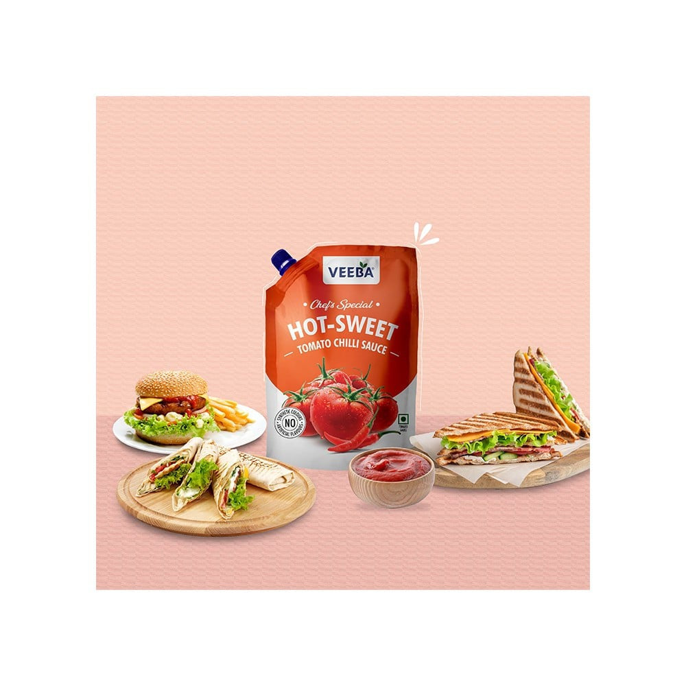 Veeba Chef's Special Hot Sweet Tomato Chilli Sauce : 450 g