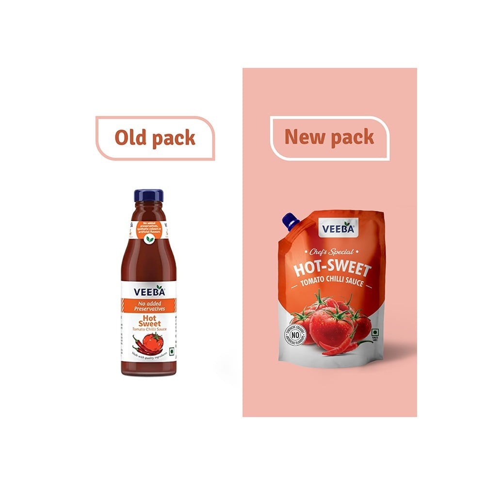 Veeba Chef's Special Hot Sweet Tomato Chilli Sauce : 450 g