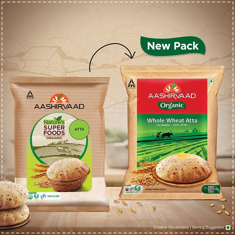 Aashirvaad Organic Atta : 1 kg