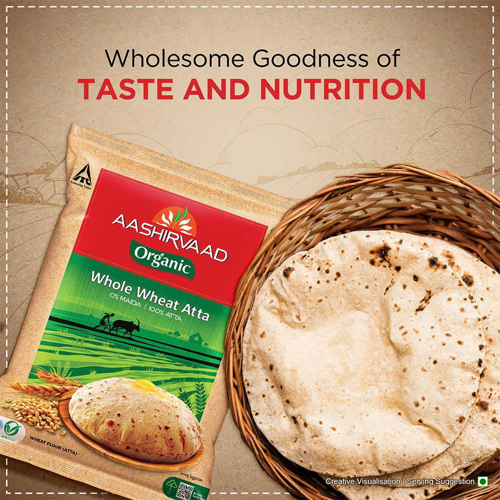 Aashirvaad Organic Atta : 1 kg