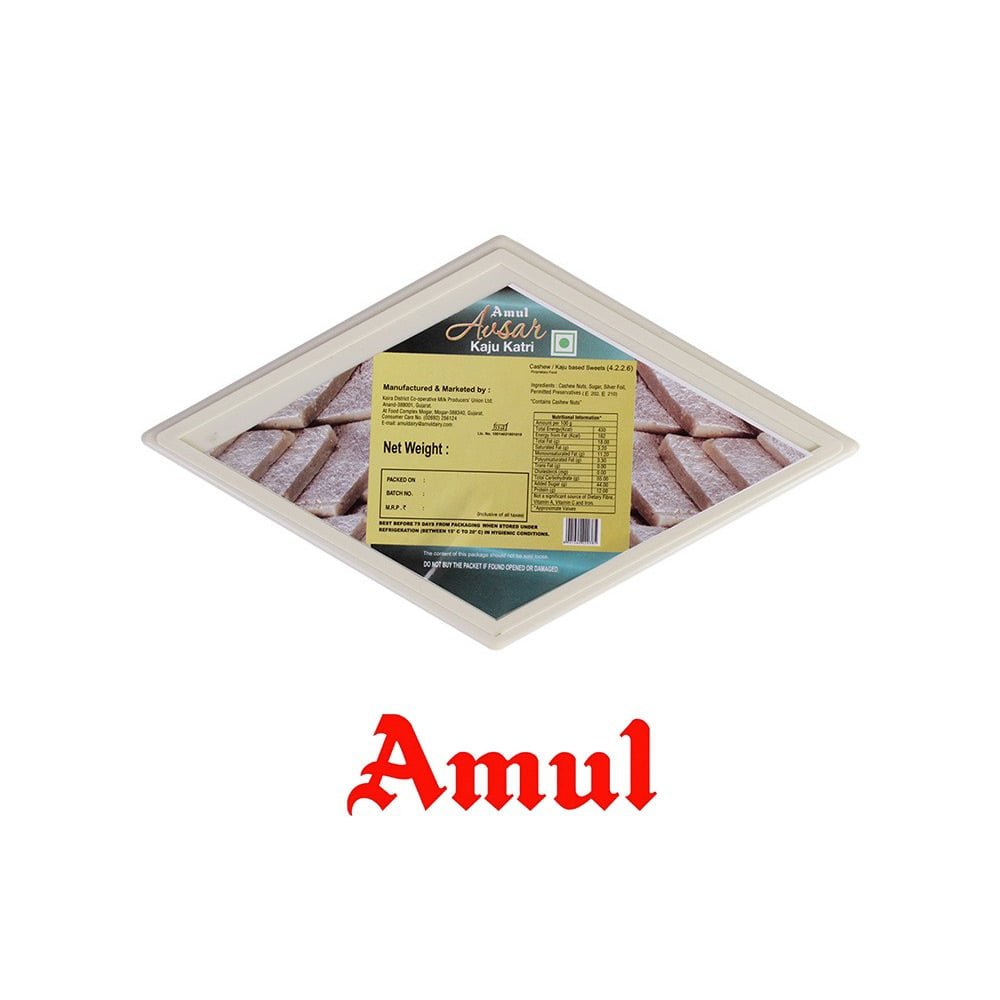 Kaju Katli by Amul - Pack of 2 : 2 x 200 g