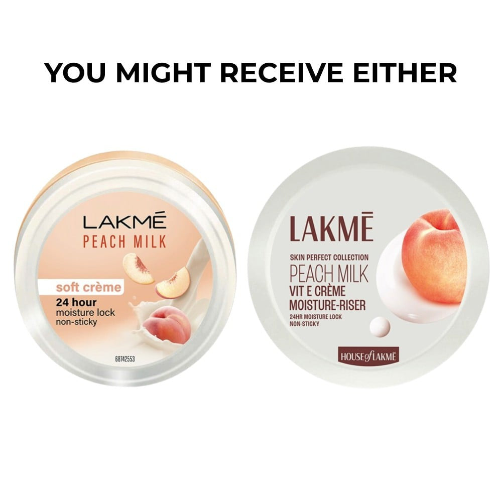 Lakme Peach Milk Soft Moisturizing Cream : 100 g