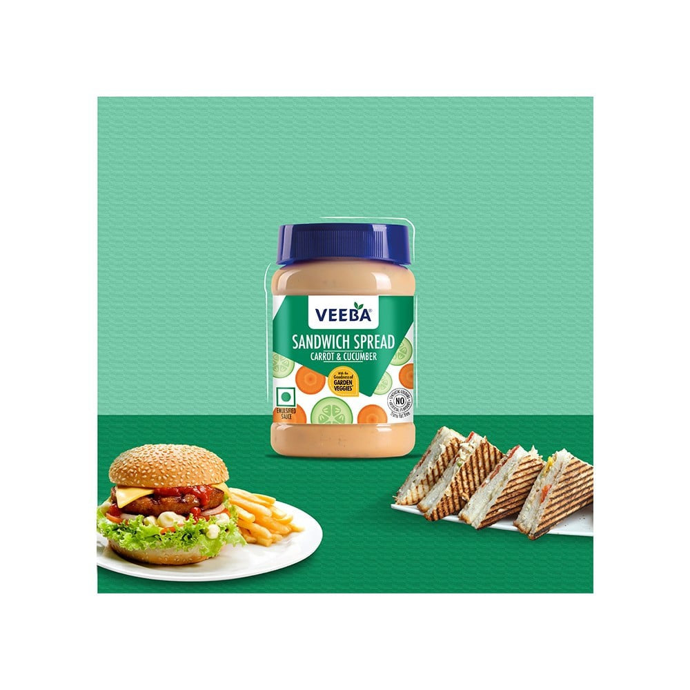 Veeba Carrot & Cucumber Sandwich Spread : 250 g