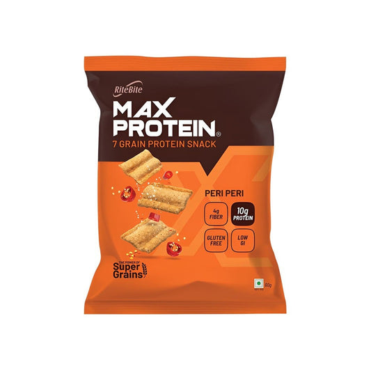RiteBite Max Protein Peri Peri Chips : 60 g