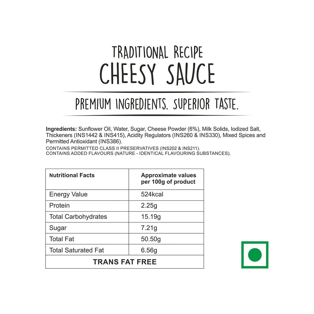 Wingreens Farms Cheesy Sauce : 450 g