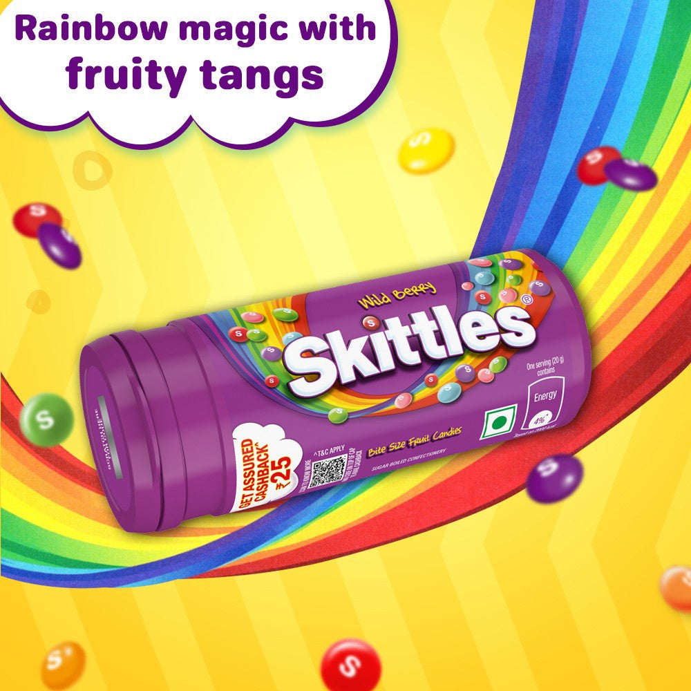 Skittles Wild Berry Bite Size Fruit Candy : 30.4 g