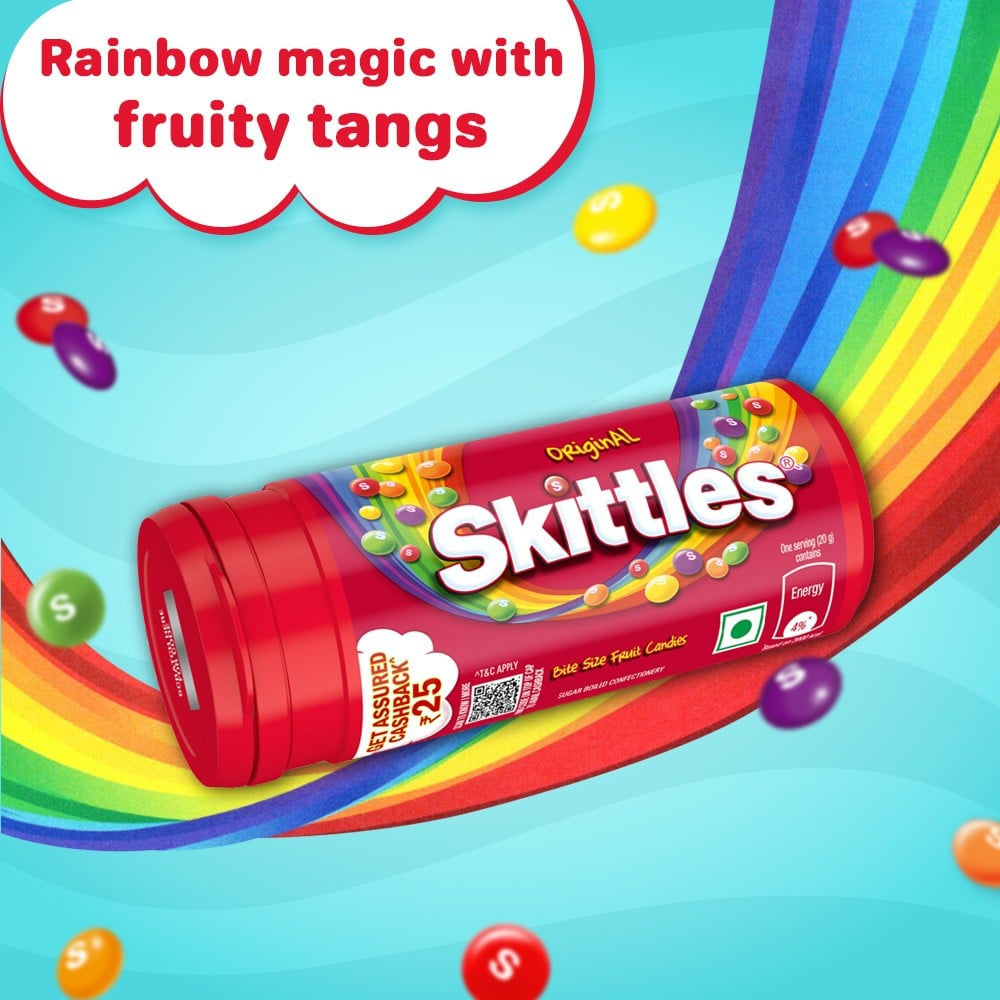 Skittles Original Bite-size Fruit Candy : 30.4 g