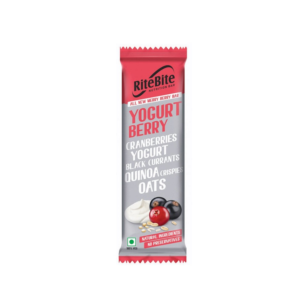 RiteBite Yogurt Berry Nutrition Bar - Pack of 2 : 2 x 35 g
