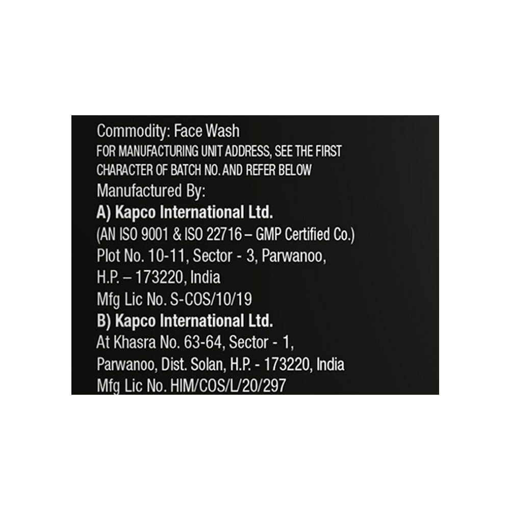 Wow Skin Science Charcoal Foaming Face Wash (with Built-In Face Brush) : 150 ml