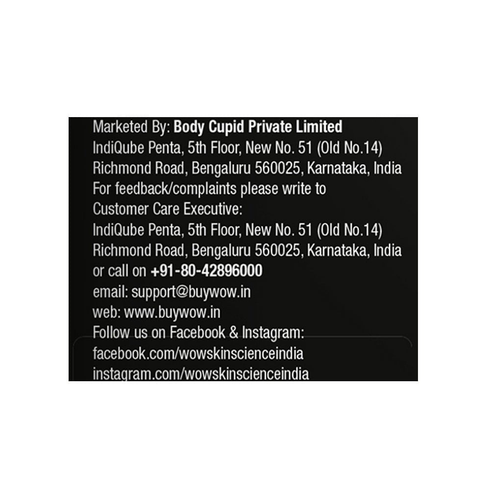 Wow Skin Science Charcoal Foaming Face Wash (with Built-In Face Brush) : 150 ml