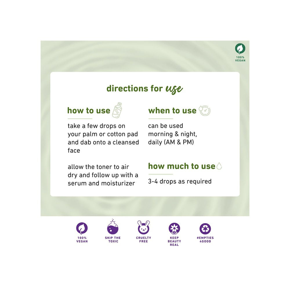 Plum Green Tea Alcohol-Free Toner : 200 ml