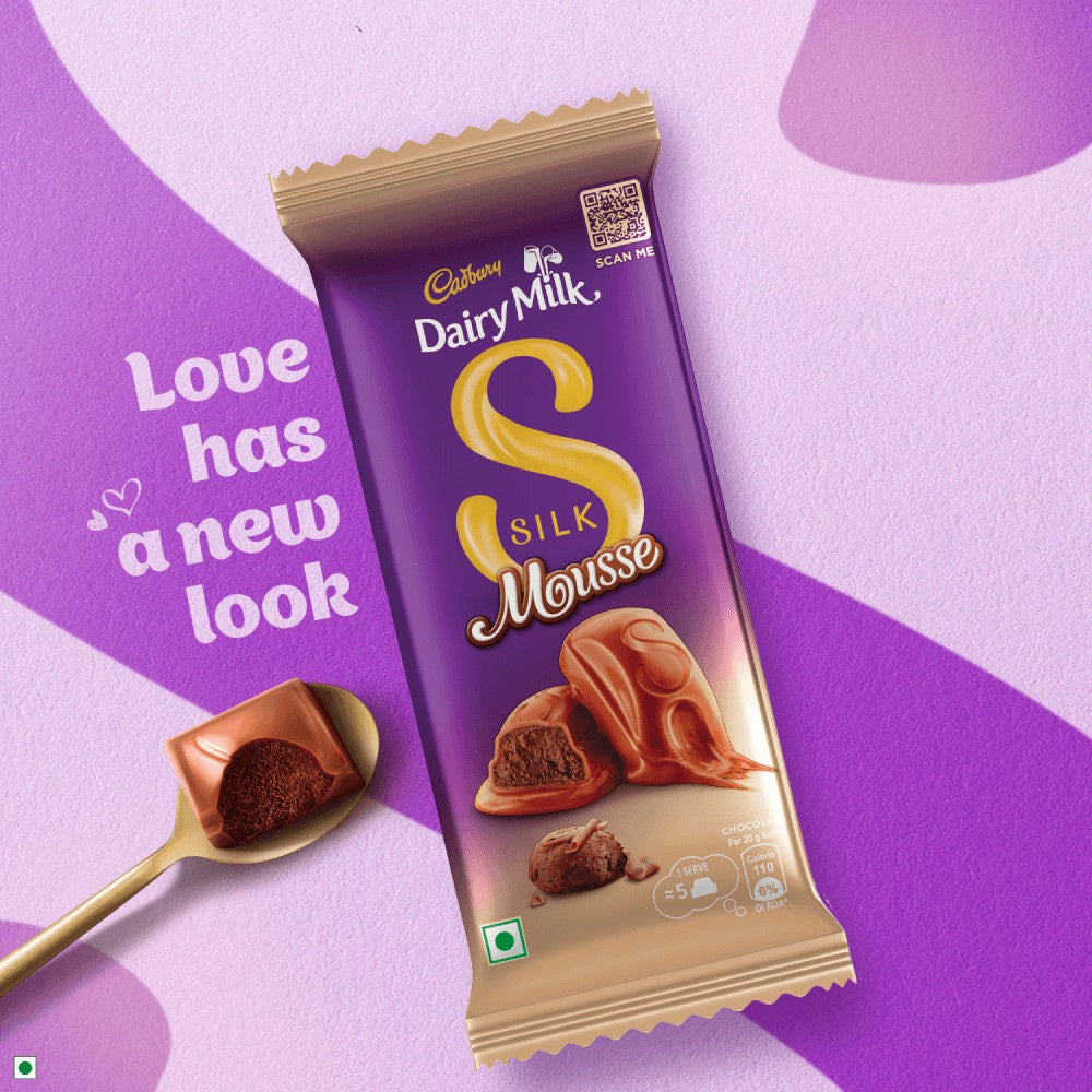 Cadbury Dairy Milk Silk Mousse Milk Chocolate Bar - Pack of 2 : 2 x 116 g