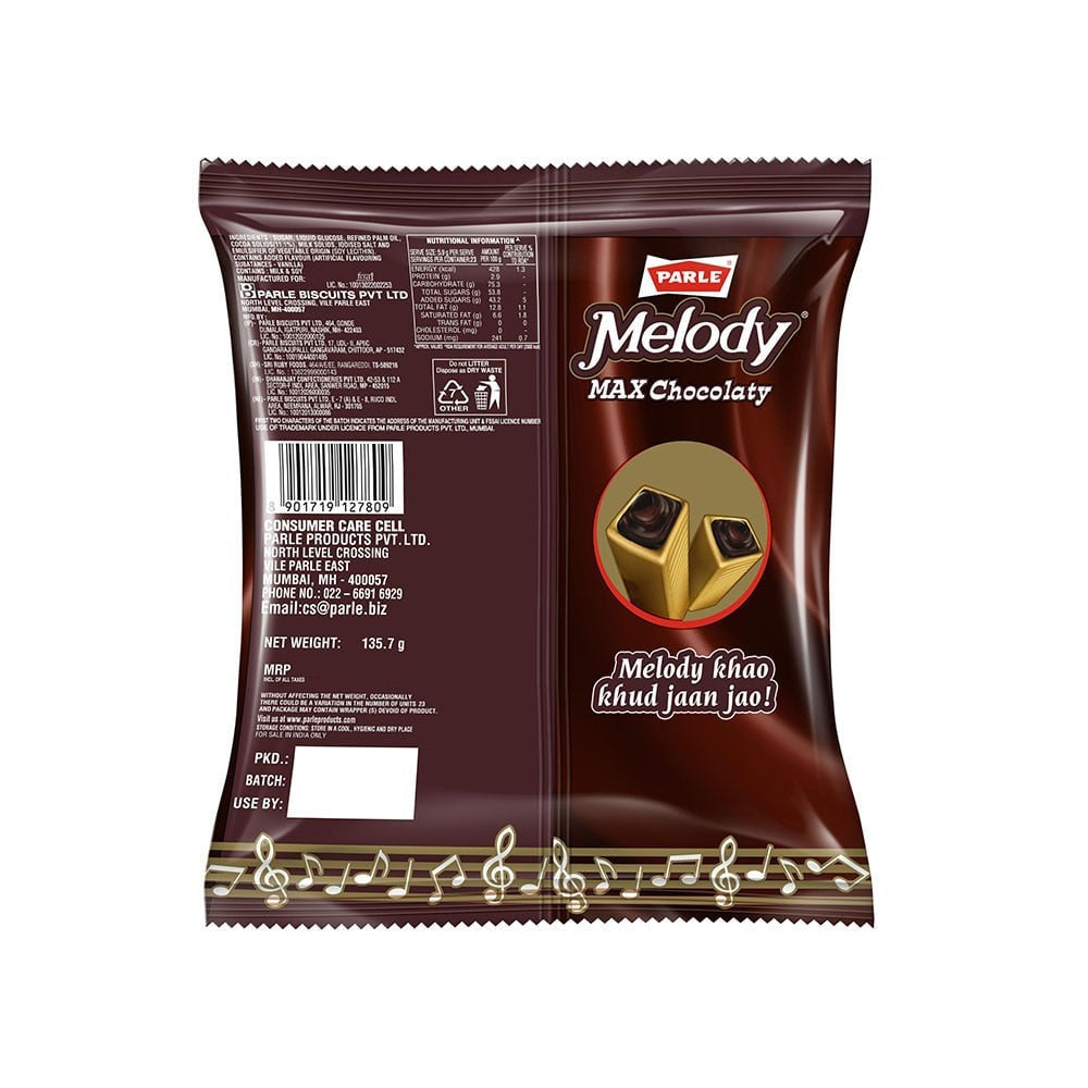 Parle Max Chocolaty Candy : 172.5 g
