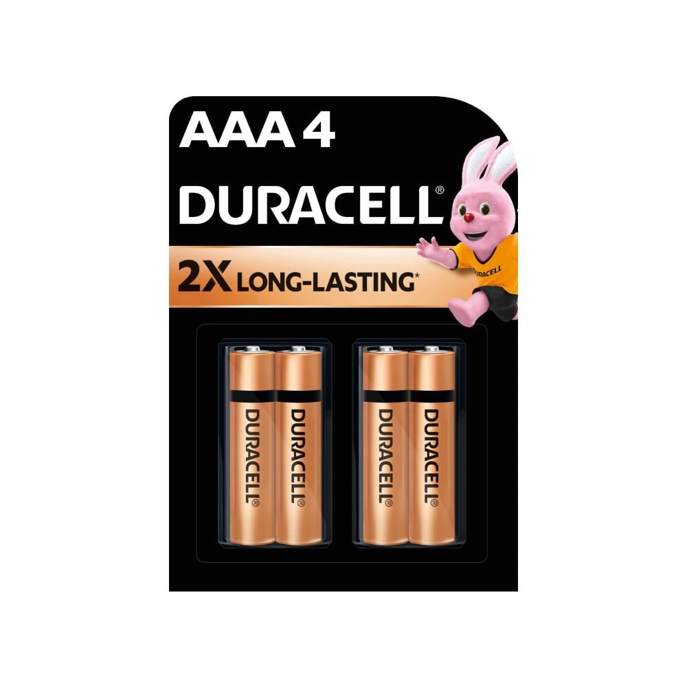 Duracell AAA Alkaline Battery : 1 pack (4 pieces)