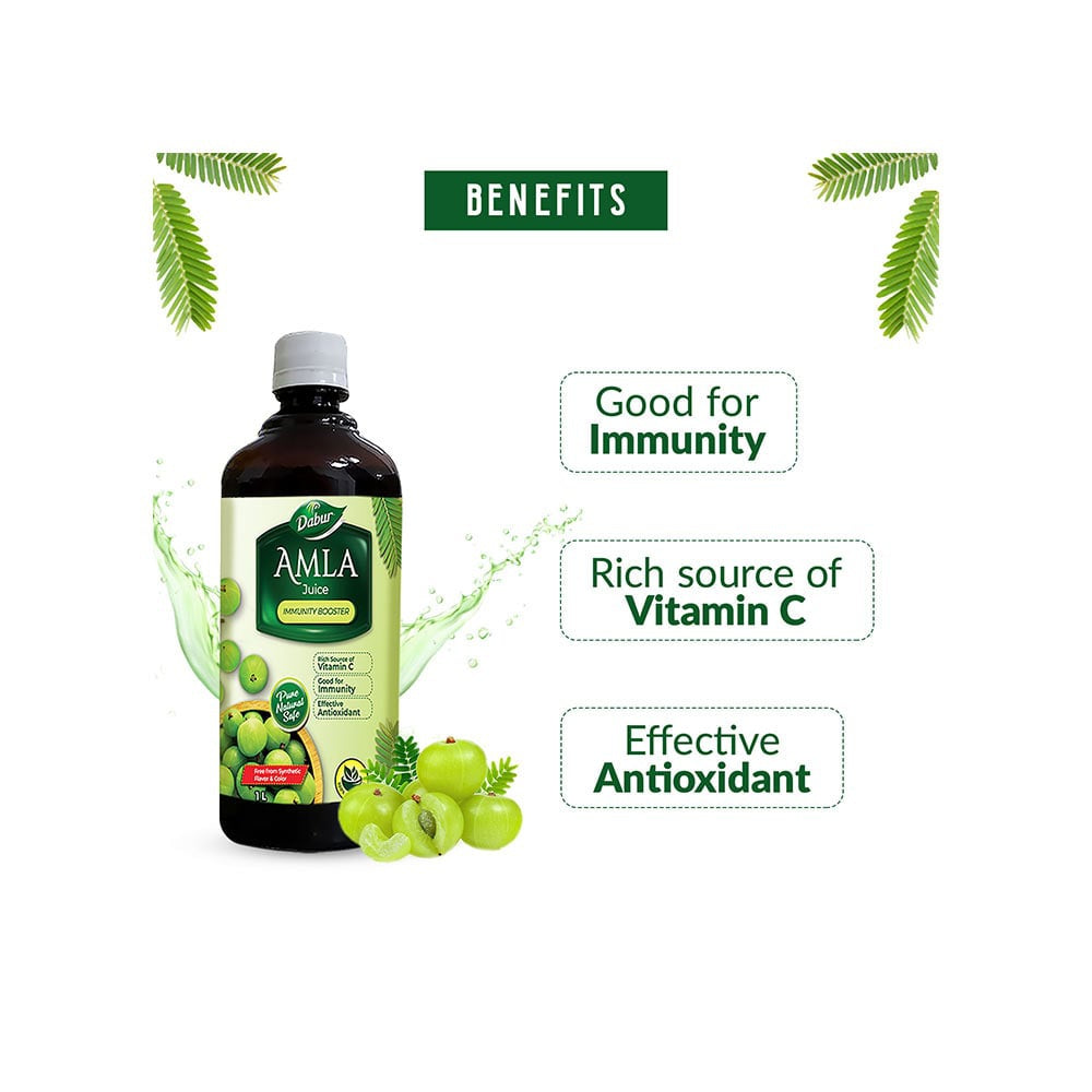 Dabur Amla Immunity Booster Herbal Juice : 1 ltr