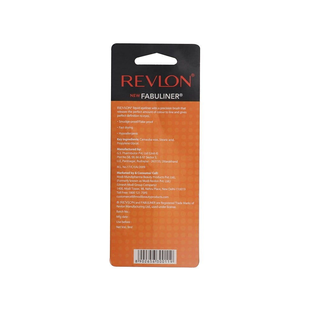 Revlon Fabuliner Smudge Proof Eyeliner (Black) : 9 ml