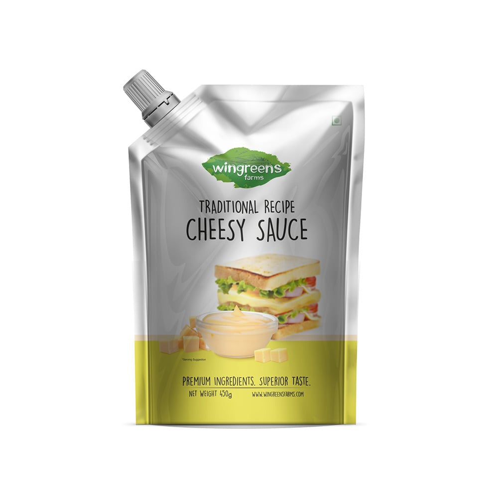 Wingreens Farms Cheesy Sauce - Pack of 2 : 2 x 450 g