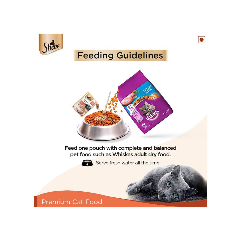 Sheba Rich - Fish with Sasami Wet Cat Food : 12 x 35 g