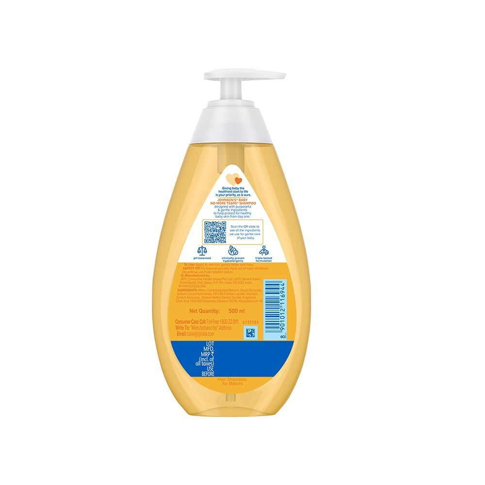 Johnson's No More Tears Baby Shampoo : 500 ml