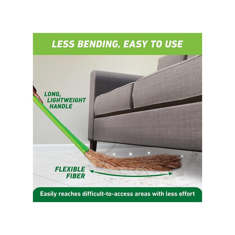 Scotch Brite Non Dust Broom / Jhadu (Fiber Blades) : 1 unit