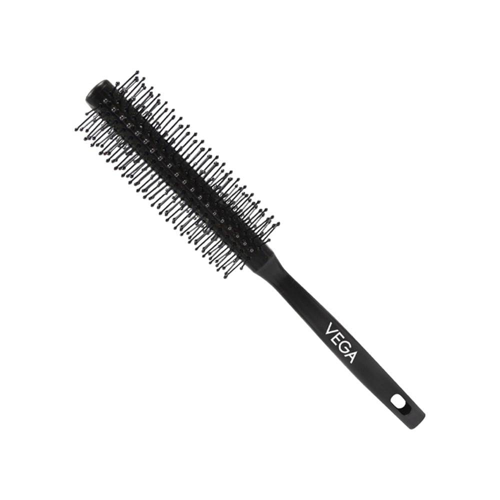 Vega Round Hair Brush (Colour may Vary) : 1 unit