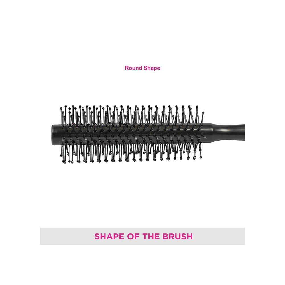 Vega Round Hair Brush (Colour may Vary) : 1 unit