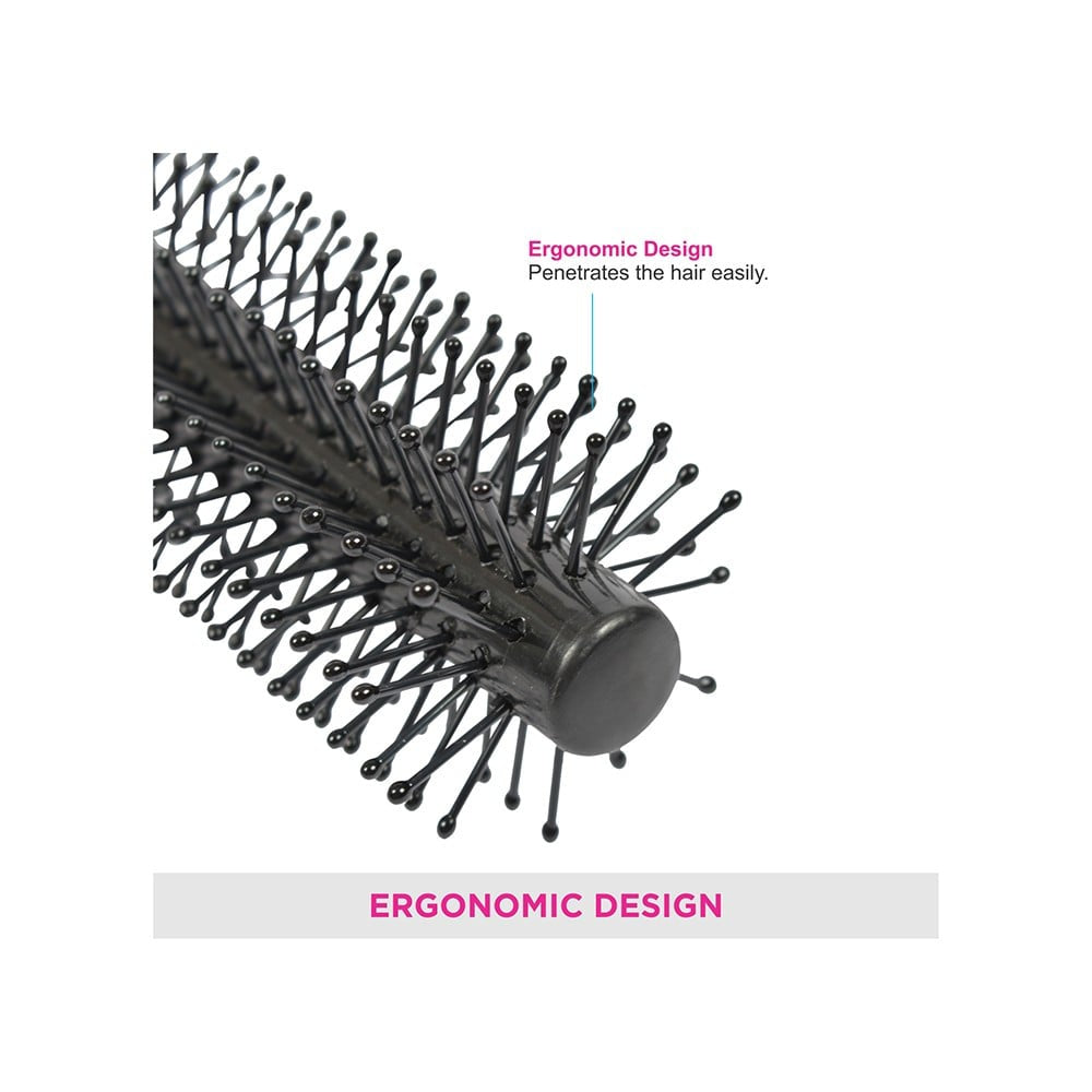 Vega Round Hair Brush (Colour may Vary) : 1 unit