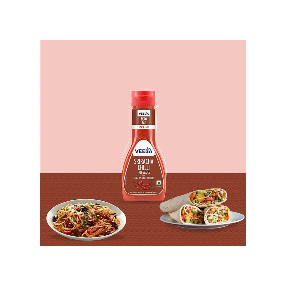 Veeba Sriracha Chilli Garlic Sauce : 320 g