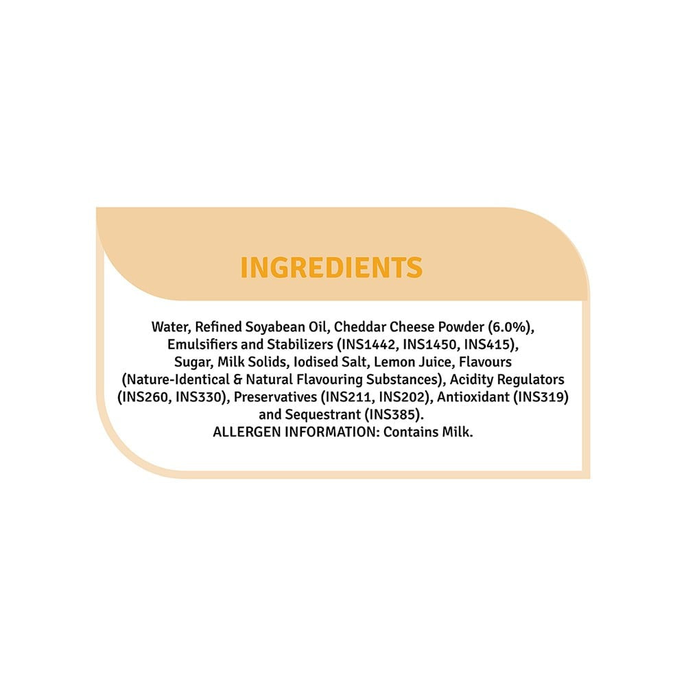 Veeba Cheesy Melt Cheddar Dip : 200 g