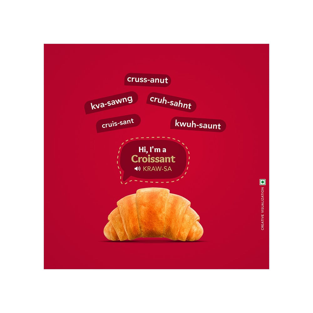 Britannia Treat Croissant with Mixed Fruit Creme Filling : 47 g