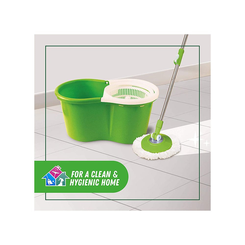 Scotch Brite 2-in-1 Bucket Spin Mop with extra refill (Plastic) : 1 piece