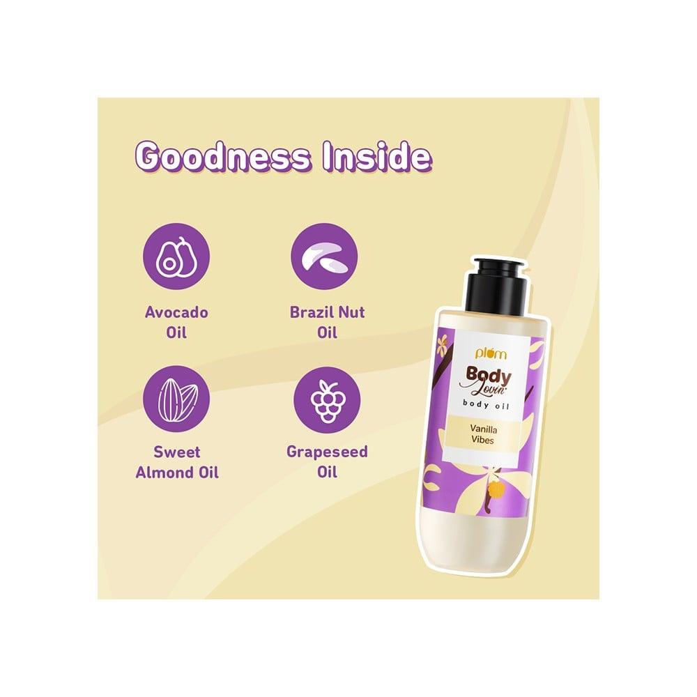 Plum BodyLovin' Vanilla Vibes Body Oil : 200 ml