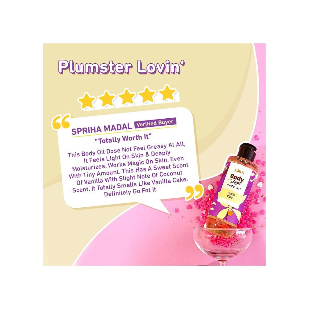 Plum BodyLovin' Vanilla Vibes Body Oil : 200 ml