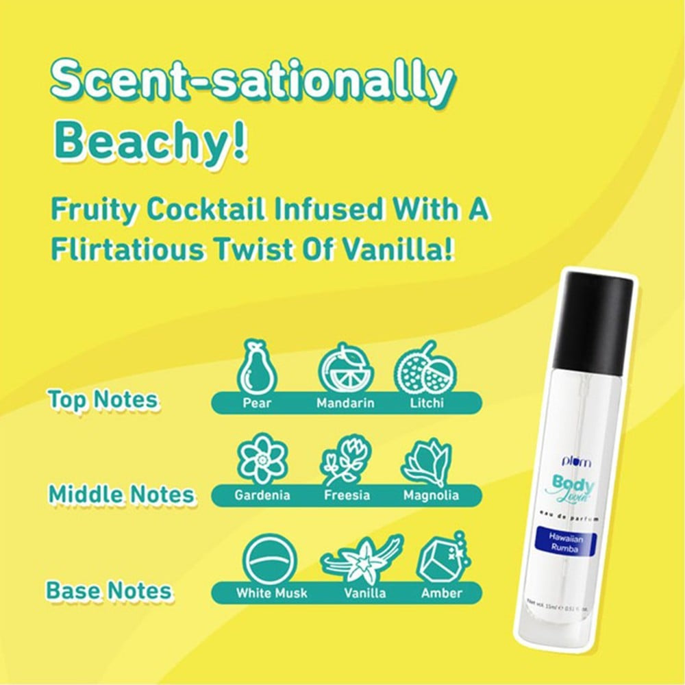 Plum BodyLovin' Hawaiian Rumba Perfume (Beachy & Fresh) : 15 ml