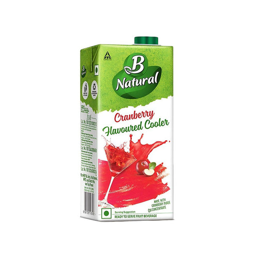B Natural Cranberry Flavoured Juice : 1 ltr