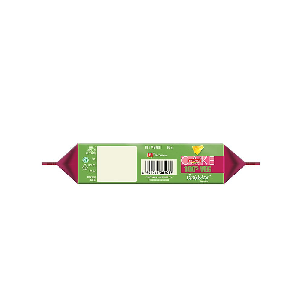 Britannia Slice Cake (Veg) - Pack of 3 : 3 x 55 g