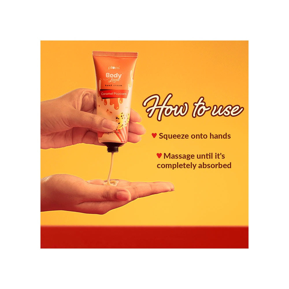 Plum BodyLovin' Caramel Popcorn Hand Cream : 50 g